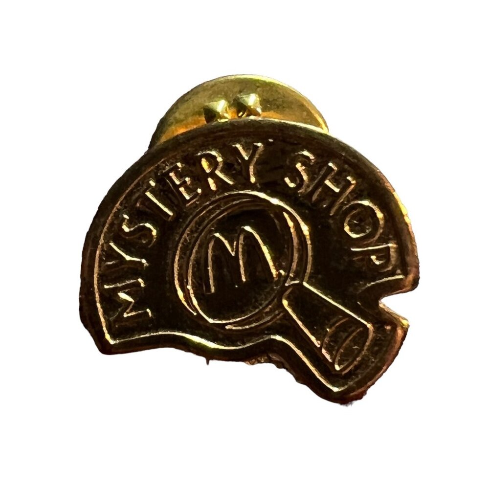 McDonalds Lapel Pin‎ Mystery Shop Collectable Hat Pin